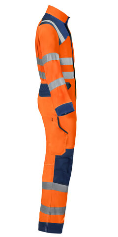 Kansas Hi Vis Warnschutz-Overall Klasse 3 gelb/marine